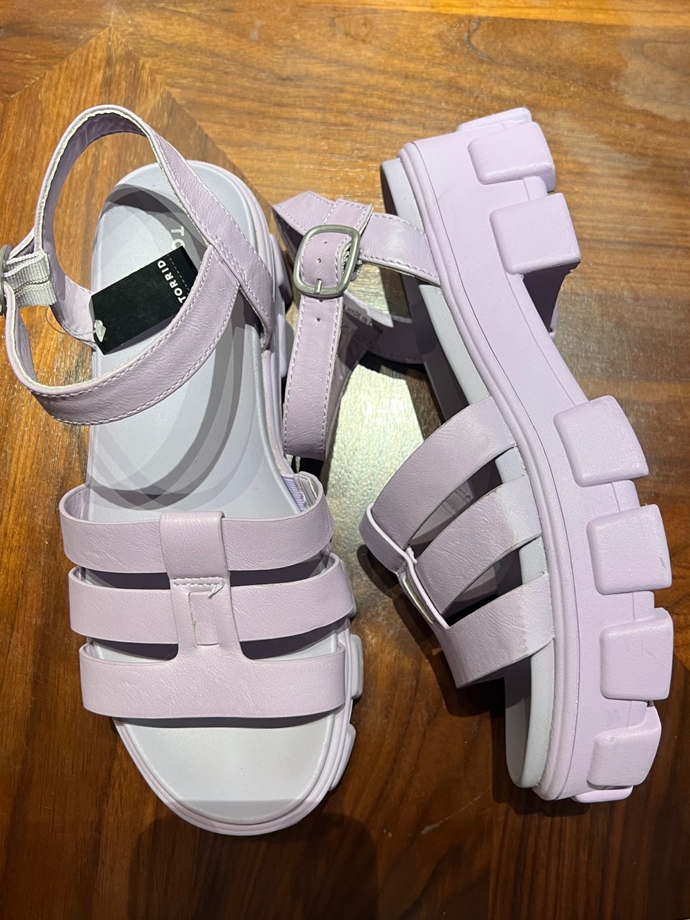 torrid Lilac Chunky Gladiator Sandals